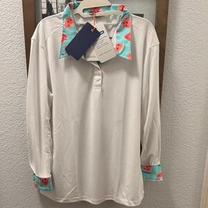 Aubrion Equestrian Horse Country Watermelon Show Shirt